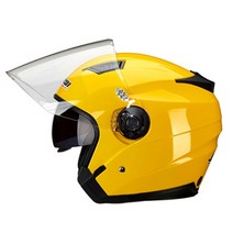 쇼에이sol헬맷 agv mt 소두핏핼맷오토바이 3/4 오픈 페이스 헬멧 더블 렌즈 레이싱 Medio Casco LOCOMOTIV, 11 yellow