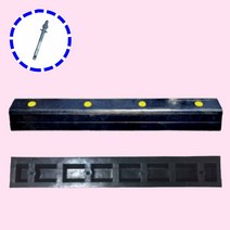 고무데크범퍼 A형 차량보호 방지턱 주차턱 볼트 10 120mm, 상세페이지 참조