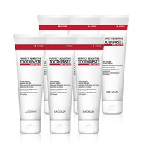 라끄시안 퍼펙트 시린이 무불소 천연치약 120g x6개, 라끄시안 시린이 치약 120g x6개