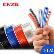 우레탄호스 에어호스 유압호스10 미터 8mm 6mm 4mm 10mm 공기 호스 공압 튜브 파이프 pu 호스 12mm 14mm 압축기 폴리 우레탄 튜브 8x5mm 6x4, 검은색, 8x5mm-10m
