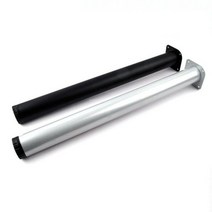 가구다리 원통형 식탁다리 700mm 국산 4409 색상택 가구다리 식탁다리 원통형다리 테이블다리 책상다리 밥다리 상다리 장농다리 서랍장다리 장식장다리, 은색