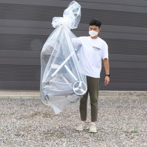 두꺼운 대형 PE 비닐봉투 유아용품 이삿짐 정리 김장비닐, 5호(100x150 5매)