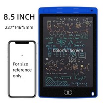 용 LCD 그림 그리기 태블릿 그래피티 스케치패드 필기 칠판 장난감 매직 드로잉 보드 선물 44 인치 85 인치, 8.5 inch C Blue