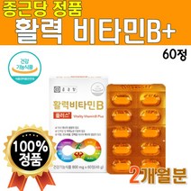 활력 비타민 B 플러스 수용성 비타 건강기능 식품 비군 B군 영양제 복합 비 타민 비 B Vita min Complex 콤플렉스 20대 중반 에너지 30대 40대 B12 B6 B군