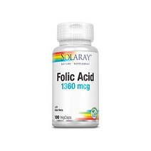 SOLARAY엽산캡슐1360mcg100Count