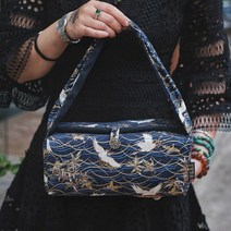 티코지 대용량 차 가리키는 휴대용 천 가방 노래 스타일 찻주전자 용품 보관 가방 찻잔, 25x14x10cm, 색상1