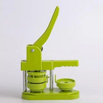 뱃지제작 DIY 핀 버튼 메이커 기계 맞춤형 배지 펀치 프레스 수제 금속 핀백 용품, Green 44mm