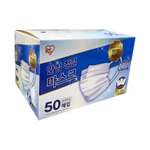 아이리스 안심청결 일회용 마스크 100매입 M사이즈 개별포장