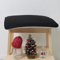 라유1RA_포그망 의자방석 블랙 사각방석 무늬방석 면방석 쿠션침구방석 컬러방석＃DAD4662EA, 2겹(30mm), 핣#_40cm x 40cm