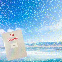 포켓포토인화지 포토용지 10 시트 다시 콜드 라미네이팅 필름 A4 210x297mm 접착 테이프 종이 플라스틱에 DIY 패키지 컬러 카드 사진 112507, 점