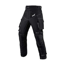 HWK Motorcycle Pants for Men with Weatherproof Cordura Textile Fabric Enduro Motocross Motor바이크 Ridi, 34W x 30L