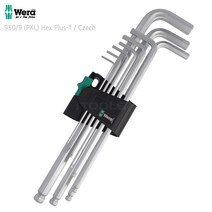 WERA 베라 육각 볼렌치 세트 950/9 Hex-Plus 1