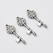 1-1-018 써지컬 펜던트 엔틱 회오리열쇠 11x34mm