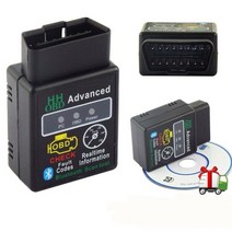 자동차 obd 고급 elm327 블루투스 v2.1 자동 결함 스캐너 진단 컴퓨터 스캔 도구 자동차 결함 감지, 없음