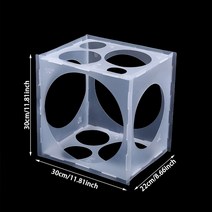 11 구멍 풍선 Sizer 상자 아치 열 만들기 크기 측정 생일 Globos 파티 장식, 01 LASER_01 as the picture