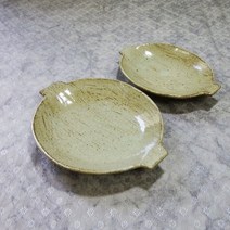미각도예 손잡이타원찬기 분청무지[도자기찬그릇 반찬접시 찬기접시], 대