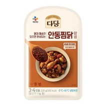CJ 다담 안동찜닭 양념 220g 요리양념 반찬양념 레시피 요리비결 만능양념장, 15개