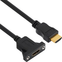 NETmate 넷메이트 NMC-HP20 HDMI 1.4 연장 판넬형 케이블 2m AV케이블, 선택없음, 선택없음, 선택없음