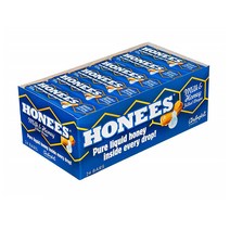 Honees 허니스 밀크 허니 필드 드롭 캔디 42g 24팩 pure liquid honey