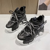 여성 10cm 키높이 통굽 스탠딩 운동화 치어리더 신발 콘서트화 하늘비즈 A11 A082I632