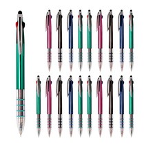 나노젯 3색 UV 터치볼펜 0.7mm, 랜덤발송, 20개