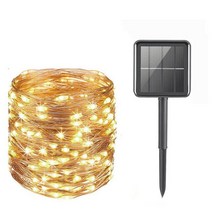 Outdoor LED Solar String Lights 5m10m20m Lamp for Fairy Holiday Festive Christmas Party Garden Garl, 01 Warm White_03 20M 200LED, 01 Warm White