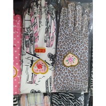 10 장 찔레꽃 장갑 KOREA 운전자 드라이버 효도갱수네 꽃가라 호피 아줌마 할매 선물용 효도용 패션 장갑 국산