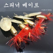 협신 스피너베이트 꺽지 꺾지 쏘가리 배스 민물용, 1/4
