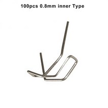 플라스틱 PVC 용접 기 용접기에 대 한 100pcs 핫 스테이플러 스테이플 자동차, 100개, 08 0.8mm