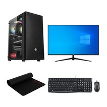 사무용 조립 PC 컴퓨터 세트 업무용 인강용 가정용 데스크탑 본체 + 24인치 모니터, 10번 사무용 i3-10100 본체만