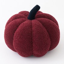 빅무드 호박쿠션 소파쿠션 인테리어 지름 35cm, 와인