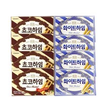 하임 2종 화이트하임 47g 4개 초코하임 47g 4개 (총 8개), 1세트