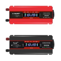 유사계단파 인버터 12V 차량용 캠핑용 2600W LY-1526, 2600W(LY-1526Q2블랙), 24V