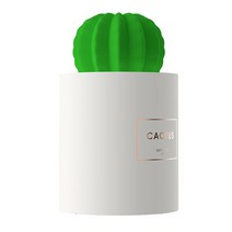 소형가습기 차량용가습기 책상용가습 3life-USB 미니 초음파 선인장 가습기 아로마 테라피 에어 디퓨저 280, 01 White has Light, 01 White has Light