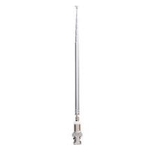 철근탐사기 스테인레스 스틸 180 도 텔레스코픽 안테나 개 650mm BNC 커넥터 휴대용 FM 라디오 스캐너, 한개옵션0