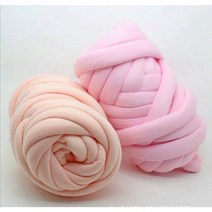 DIY 패브릭실 자이언트얀 1kg 빅얀 점보실 쟈이언트얀 핸드니팅 16색상, 진블루