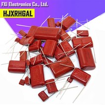 캐패시터 10pcs 63v 100v 250v 400v 450v 630v 2000v cbb 폴리프로필렌 필름 101 103 104 105 125j 221 222 223 224 4, 8.2pf