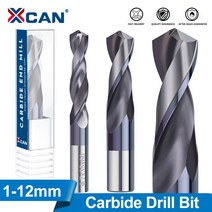 코너비트 XCAN-카바이드 드릴 비트 VAPO 코팅 건 CNC 선반 기계용 홀 커터 트위스트 금속-66, 2.1.5mm