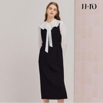 JJ지고트 JJ.ro 하트넥 슬리브리스 원피스 GM3A0OPJ1