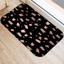 스톤 스트라이프 대리석 패턴 미끄럼 방지 스웨이드 카펫 도어 매트 1 개 40x60cm 현관 야외 주방 거실 바닥 러그 48276, [01] 2DD-48276-028