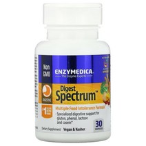 엔자이메디카 다이제스트 스펙트럼 30정 Digest Spectrum 락타아제, 1개, 기본