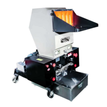 산업용 파쇄기 페트병 분쇄기 저속 플라스틱 물병, 3단 그라인더 300형 5.5KW