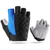 희미몰 스포츠 헬스 남녀휘트니스 자전거 반장갑 낚시 등산 여름 여자 남자 손보호 운동, 스포츠_블루