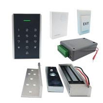 대문번호키 자동문 유리문 전자 도어락 DIY 키패드 125khz RFID 도어 액세스 제어 시스템 전기 자기 잠금 컨트롤러, Kit03