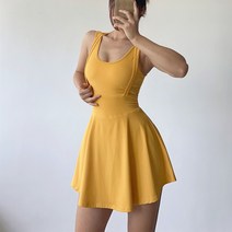 요가 점프수트 팬츠 CHRLEISURE-여성용 원피스 스포츠 점프 슈트 패드 포함 러닝 피트니스 슈트 탄성 골프 의류 여성 테니스 스커트 바디 슈트