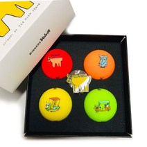 볼빅 골프공 선물용 2021년 소띠해 황소 흰소 일러스트 캐릭터 비비드 컬러볼 볼주머니선물, 04. 미키마우스( 4구+볼마커)