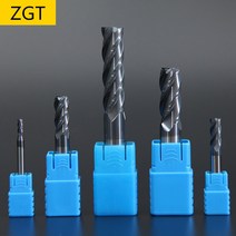 ZGT엔드밀 합금 카바이드 텅스텐 스틸 밀링 커터 엔드밀 HRC50 4 플루트 4mm 6mm 8mm 10mm 12mm 금속 커터 밀링 공구, 25x4Dx50L
