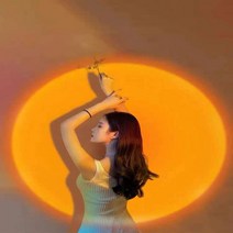 감성 선셋 석양 인공 태양 LED 프로젝션 조명 무드등 _ 23010119EA, 본상품선택