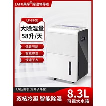 항온항습기 제습기 크린룸 항습조 전산실 Laif 58L 가정용 제습 침실 공기 수분 흡수 실내 건조 차고 상업용, [01] 하얀색
