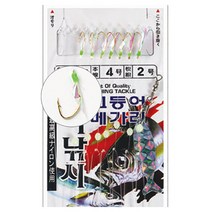부산가자-백경 어피낚시(반짝이)고등어 메가리 BK-347, 7호-4-2